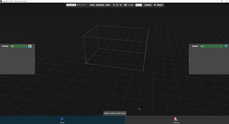 Add an output in web interface
