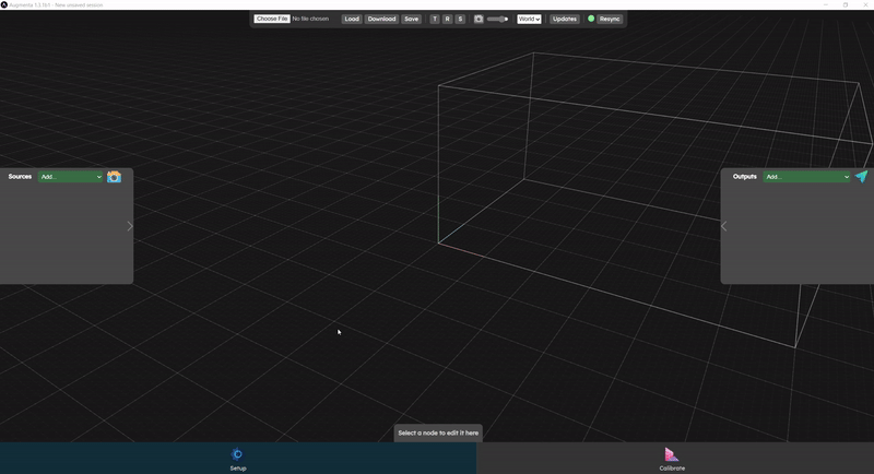 Load a configuration file in the web interface