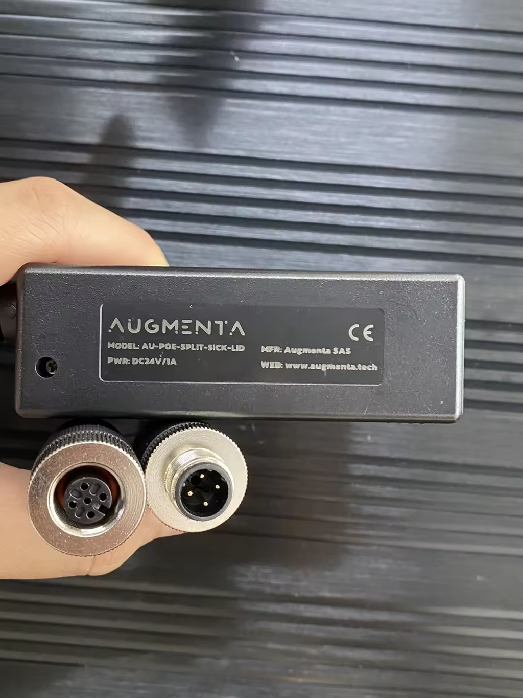 Augmenta POE Sick LiDAR Splitter connector view