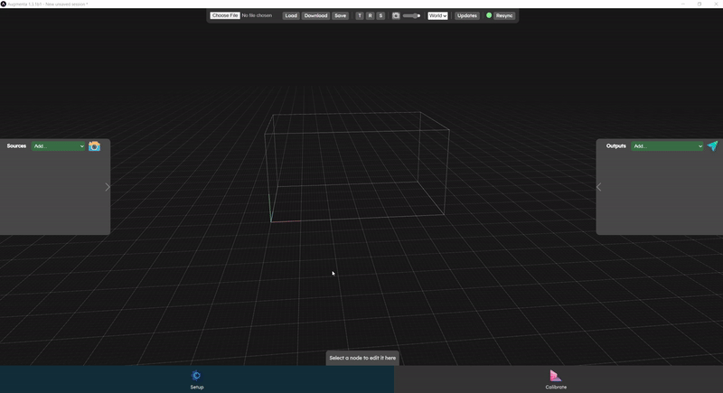 Add a source in the web interface