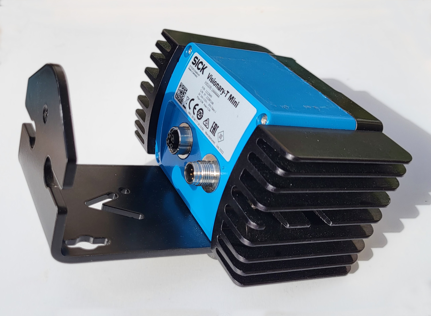 Visionary T-Mini with heat sink and mount (back view)