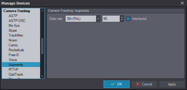 Aximmetry native Augmenta integration