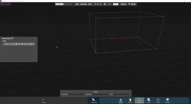 Crop box mode in the web UI