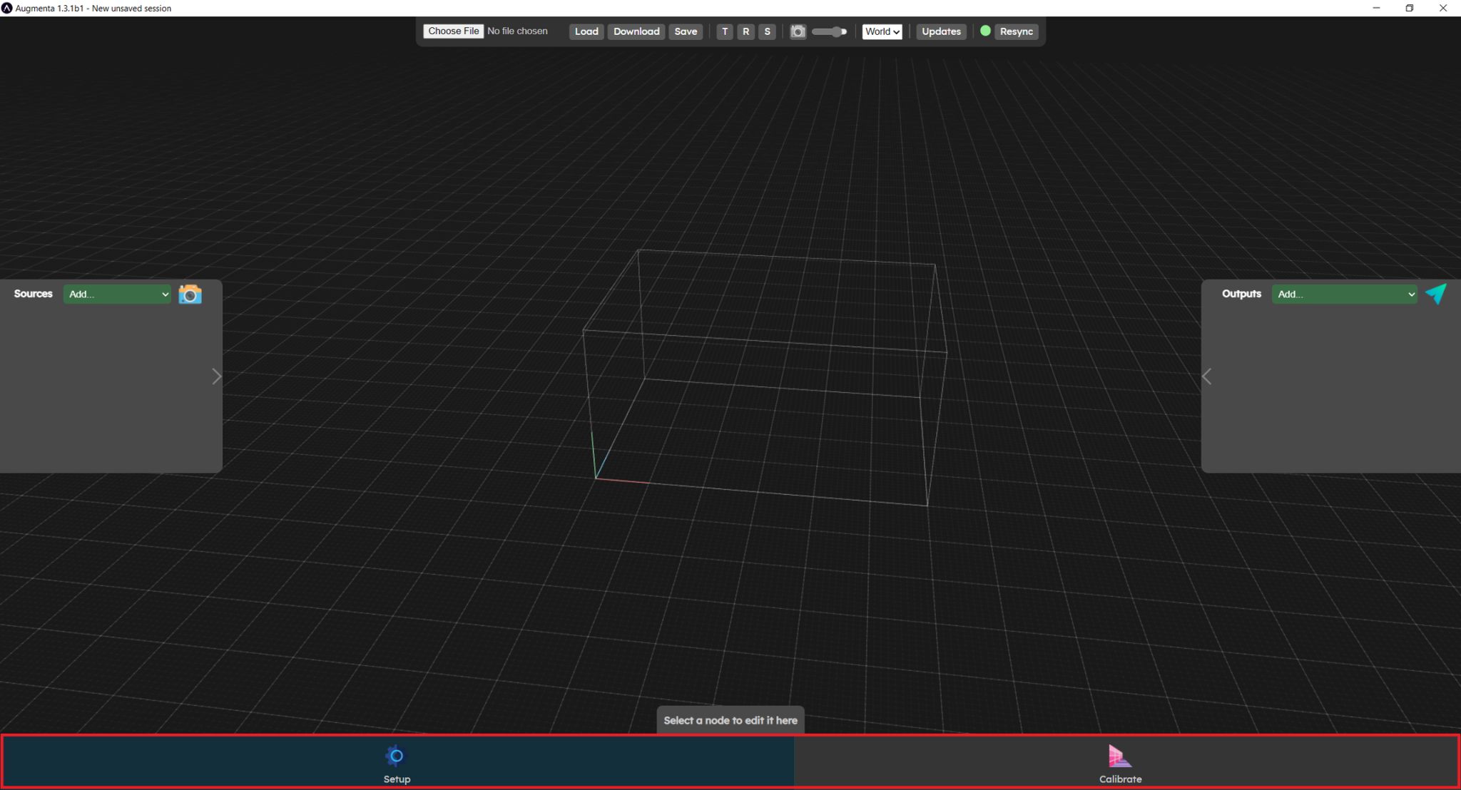 Setup and Calibrate menus