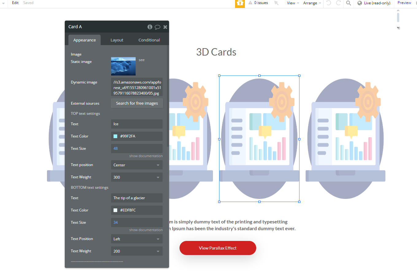 Element → Card.