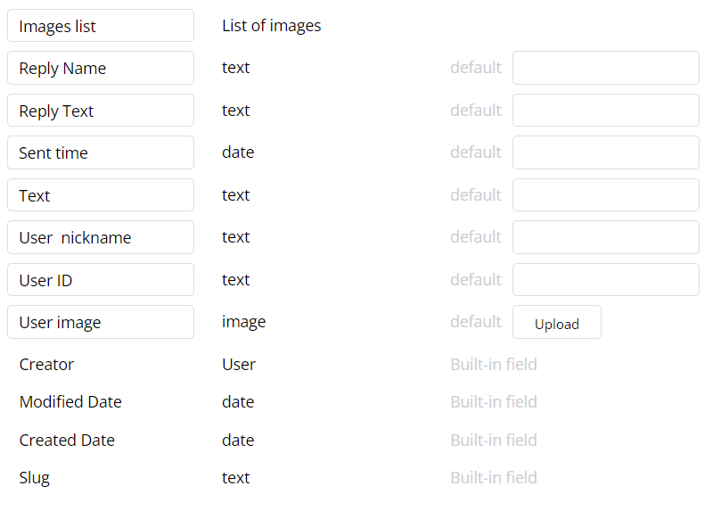 Database screenshot example.