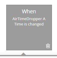 Element event: AirTimeDropper is changed.