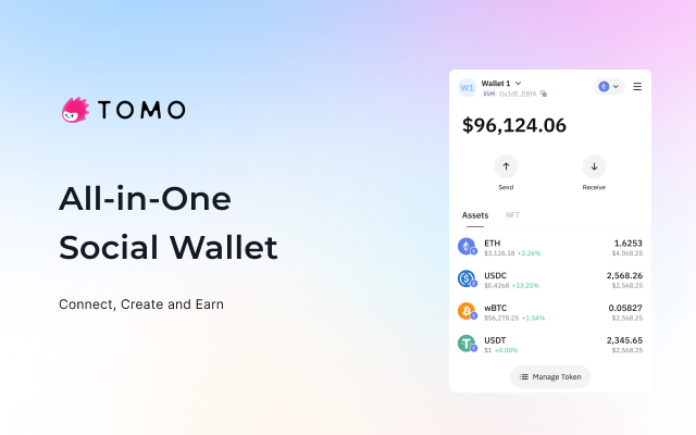 Tomo Wallet. Source: Tomo