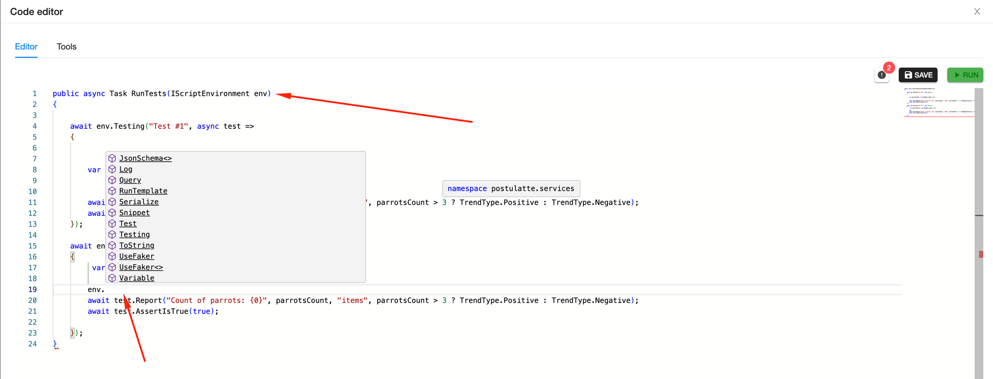 OmniSharp - autocompletion