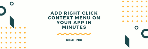 Right Click Context Menu