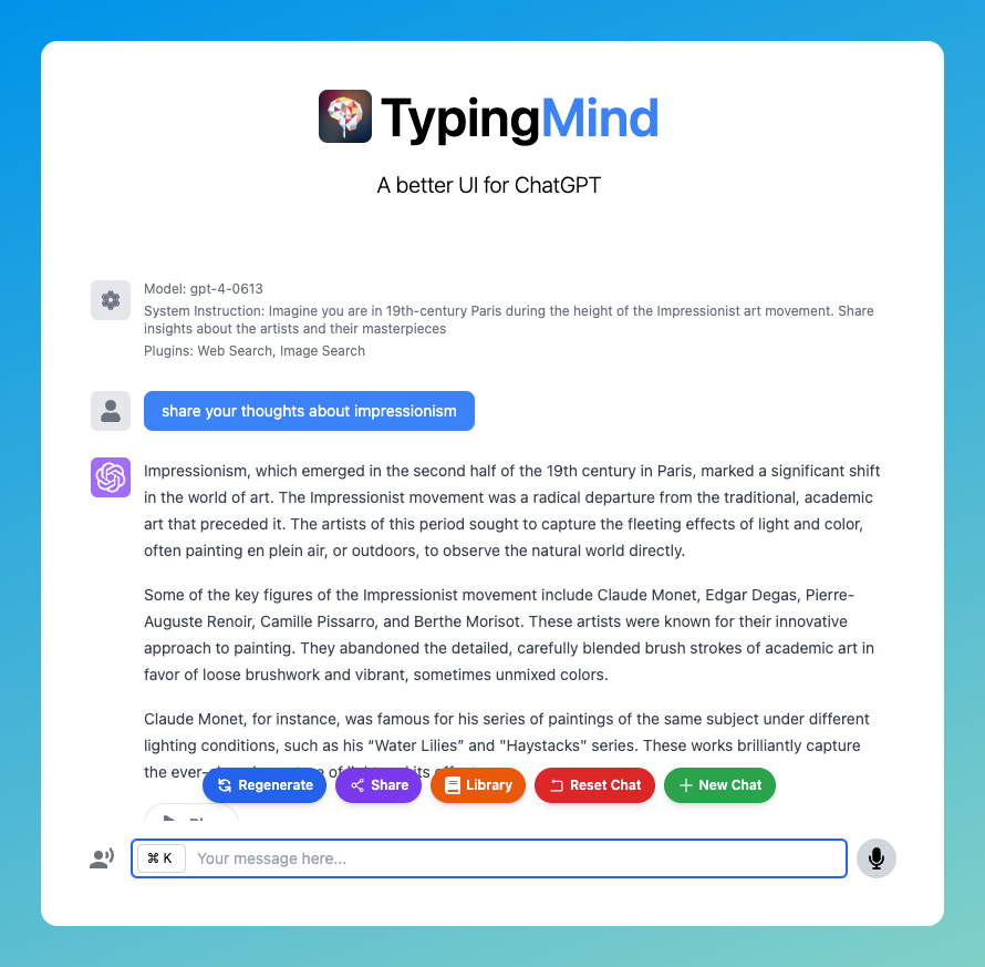 Unlocking the Power of ChatGPT's System Instruction on TypingMind ...