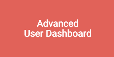 Advanced User Dashboard