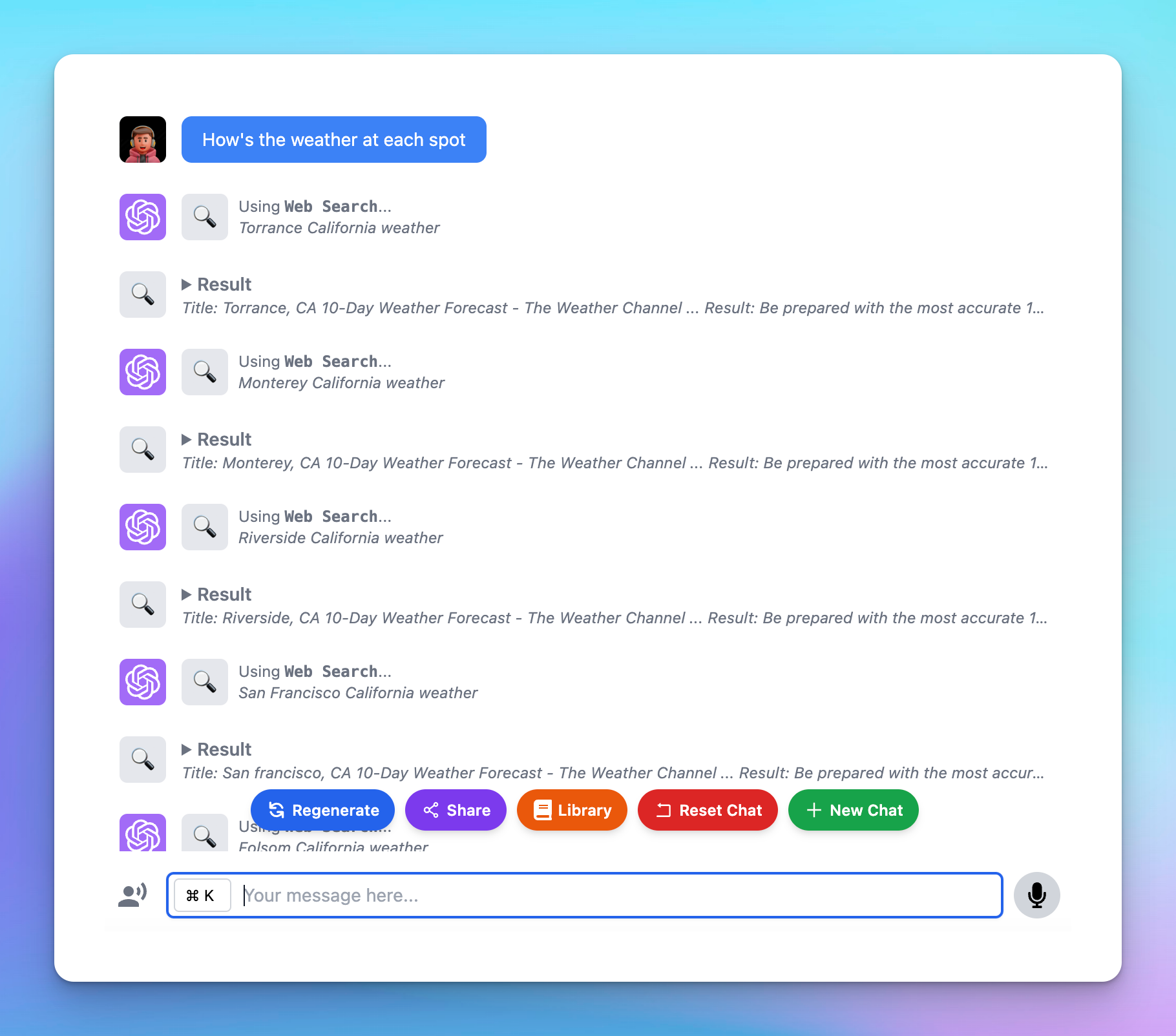 Get real-time data with TypingMind web search plugins