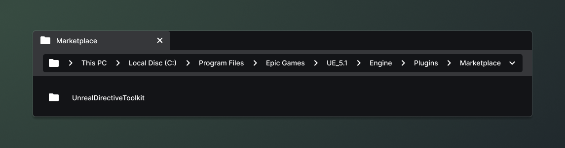 Unreal Directive Toolkit