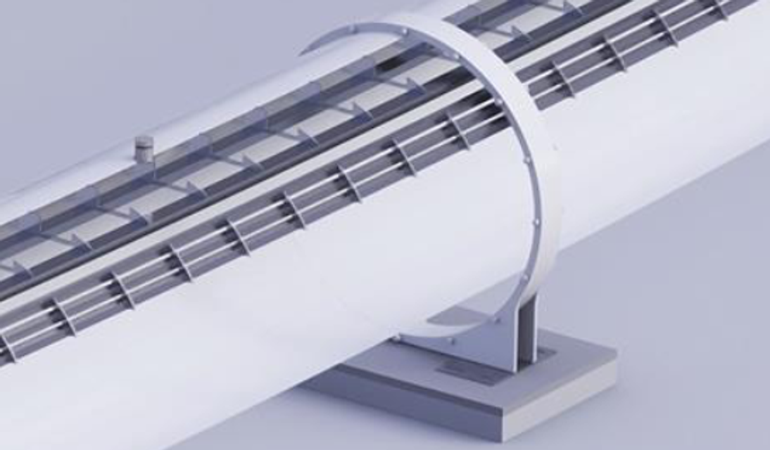A linear guideway connection composed of two end-flanges and a gasket connects two linear guideway segments to each other and to the substructure