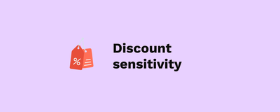 Discount sensitivity