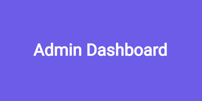 Advanced Admin Dashboard