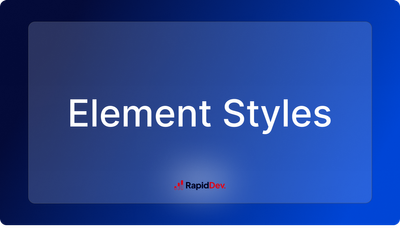 Edit Element Styles