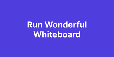 Run Wonderful Whiteboard