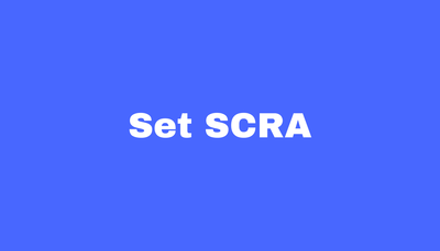Set SCRA 