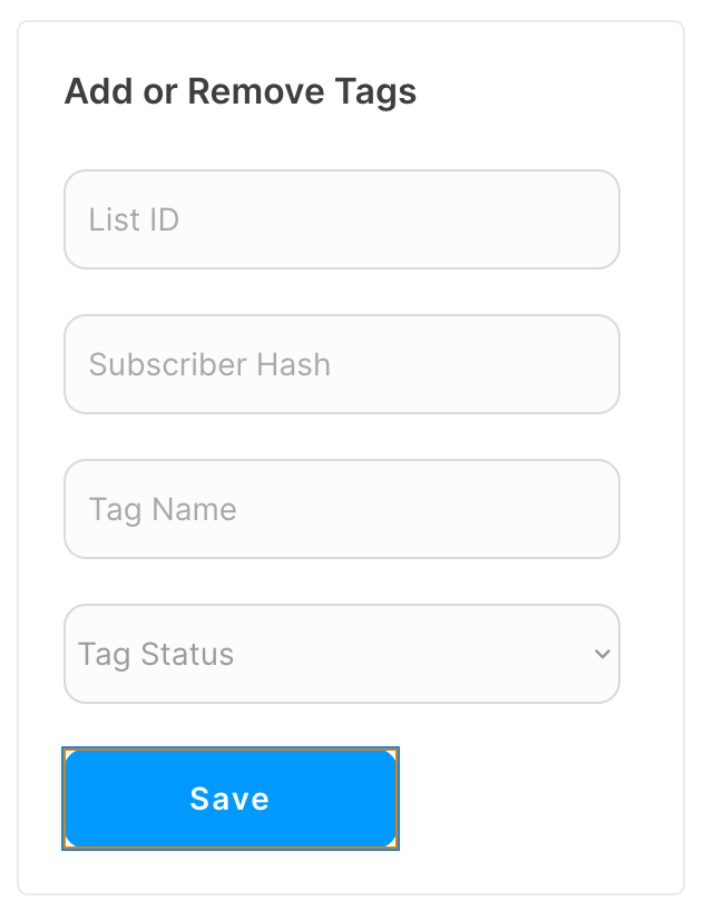 Create a workflow trigger on the blue button