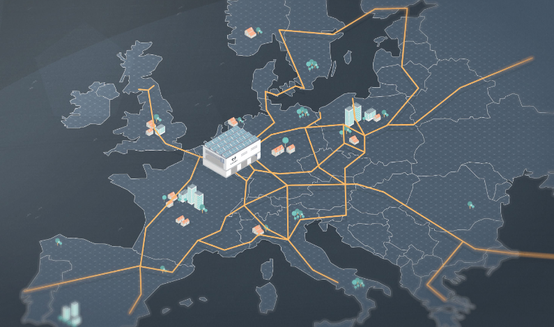 Picture of potential hyperloop network for e-commerce.