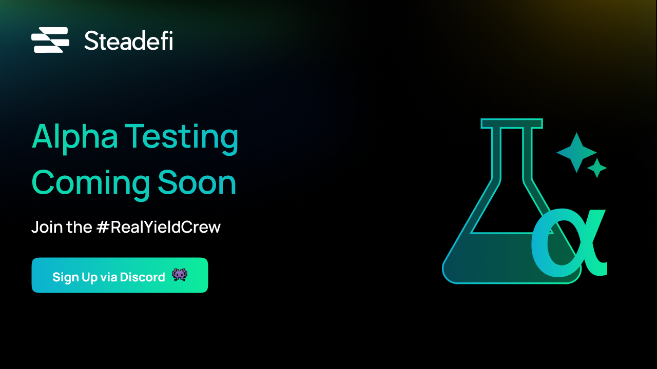 Steadefi Strategy Vaults Alpha Testing Details Steadefi