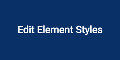 Edit Element Styles