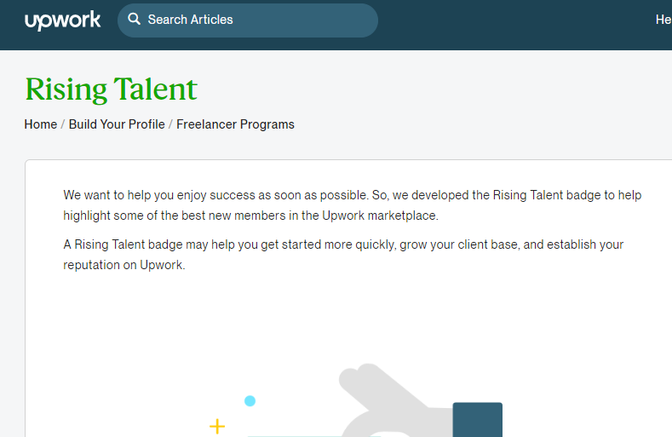 https://support.upwork.com/hc/en-us/articles/211063228-Become-a-Rising-Talent