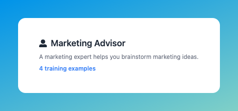Marketing Advisor AI Character