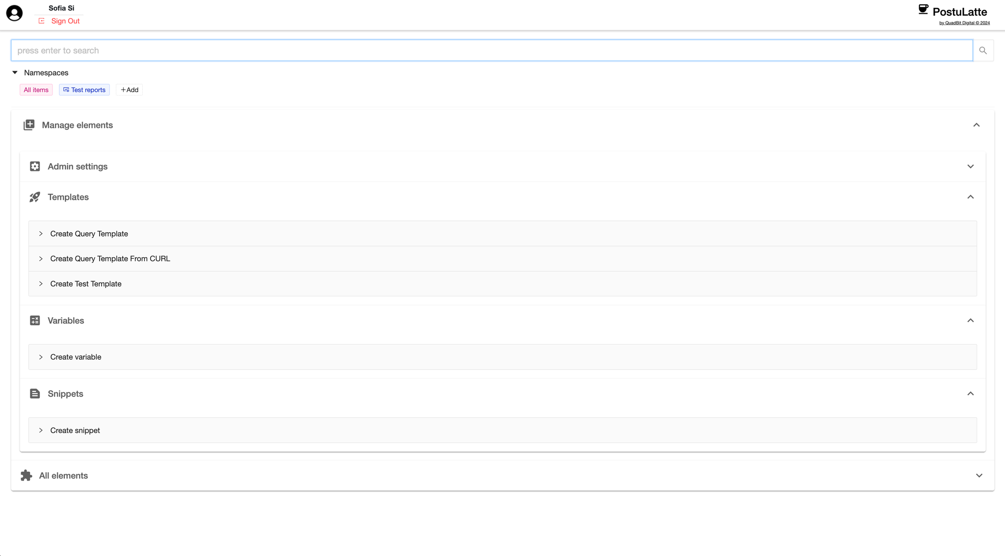 Step 3 - Manage elements
