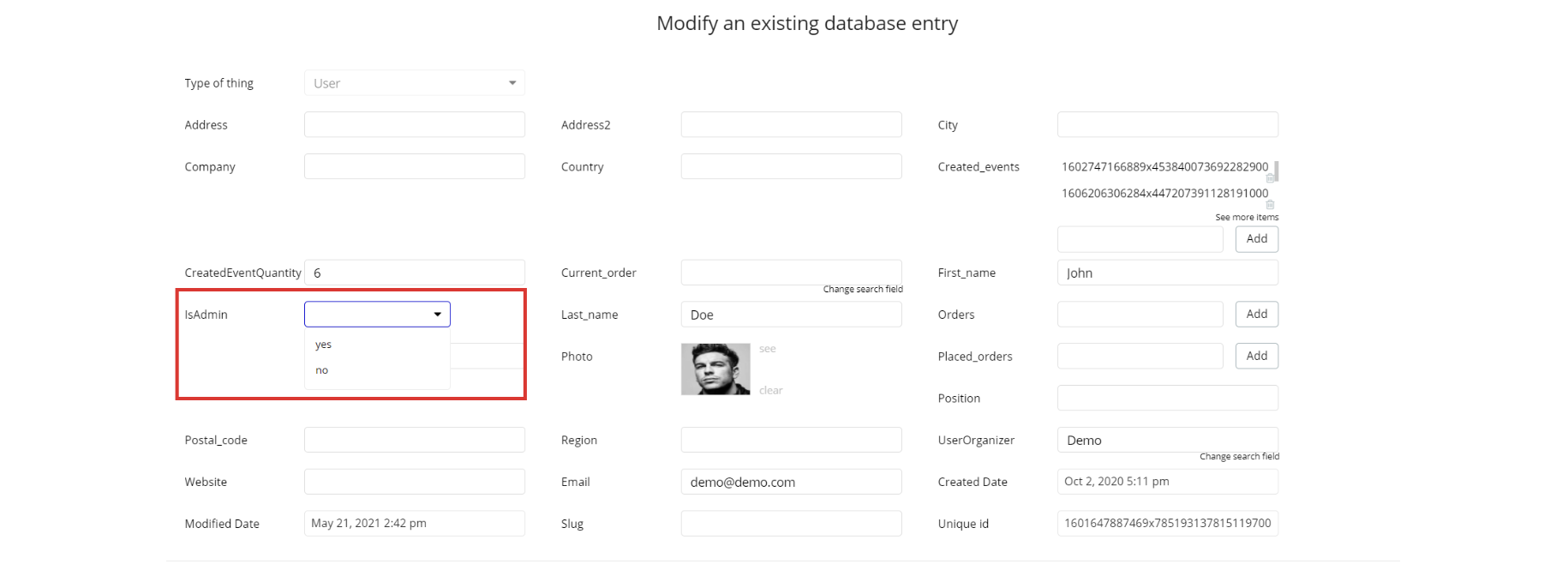 Image without caption