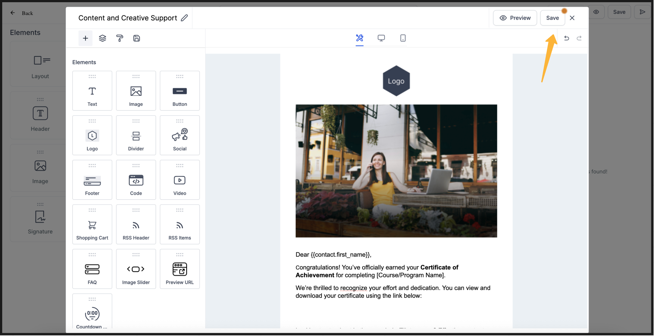 Image without caption