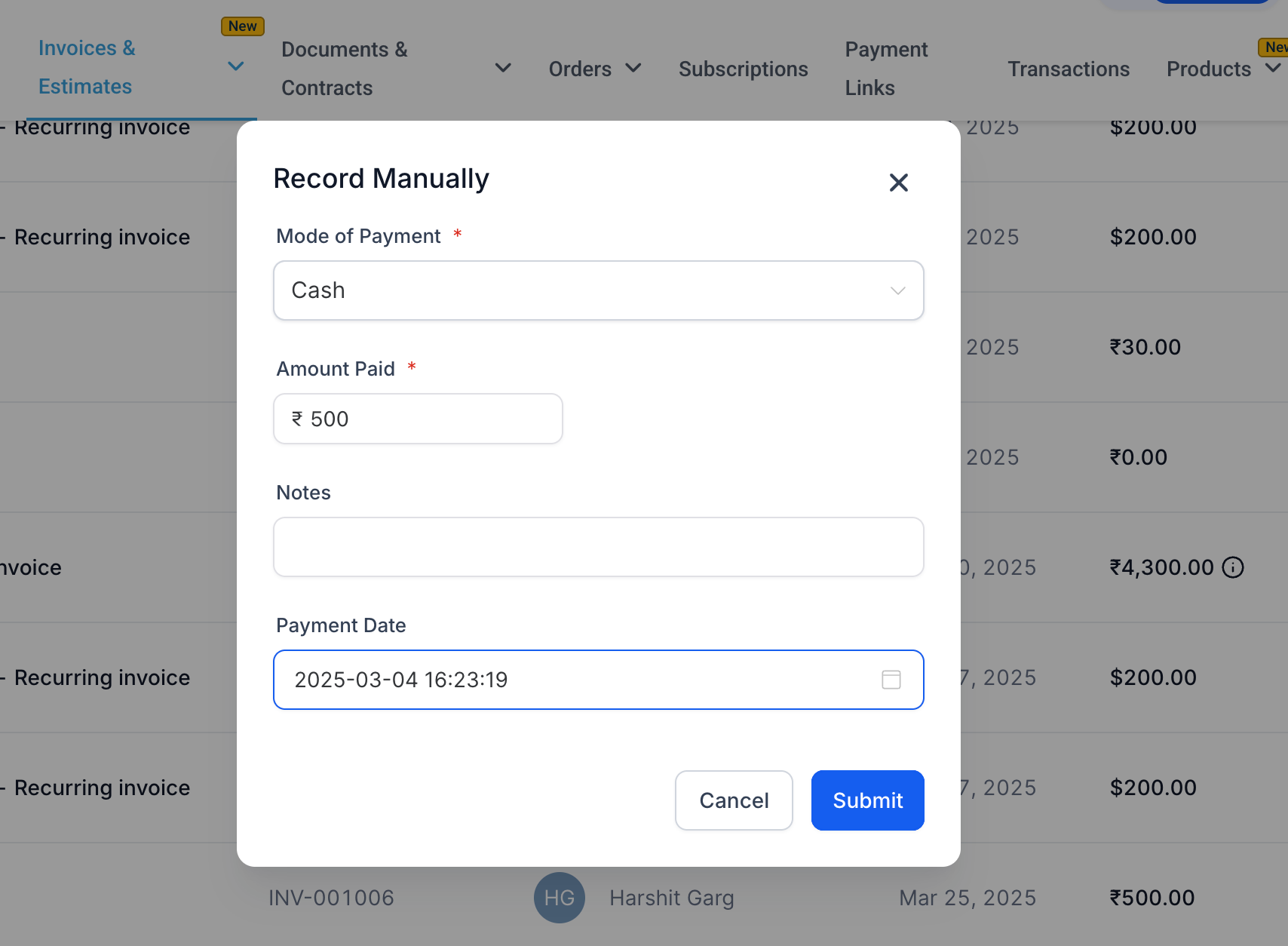 Image without caption