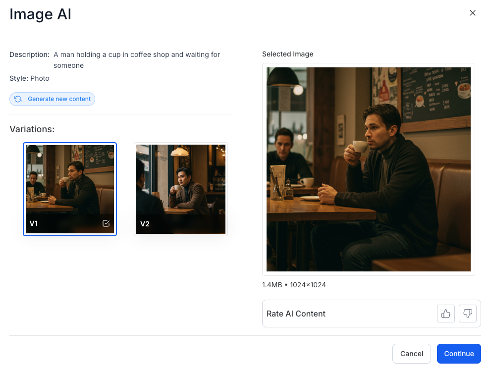 Image without caption