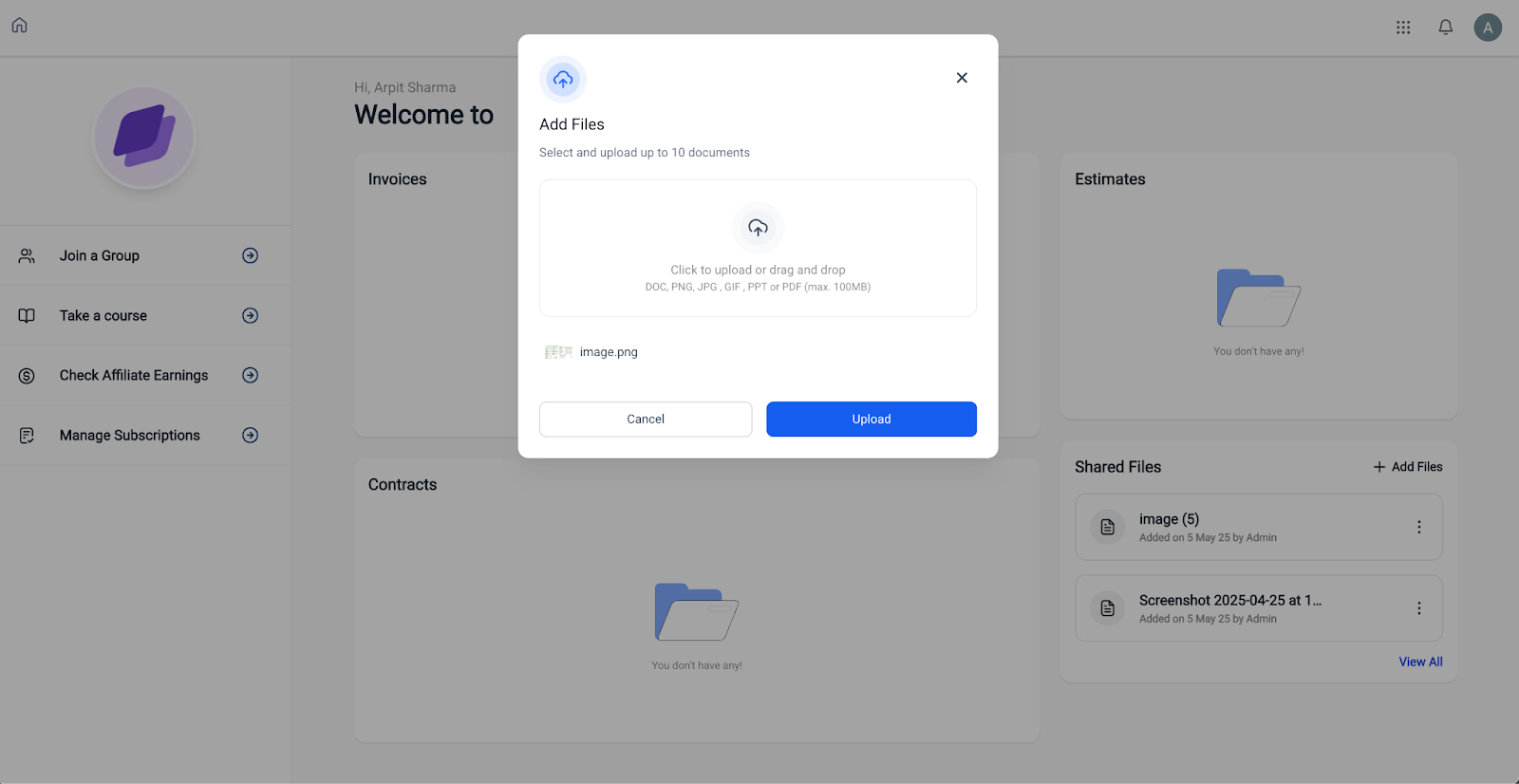 Image without caption