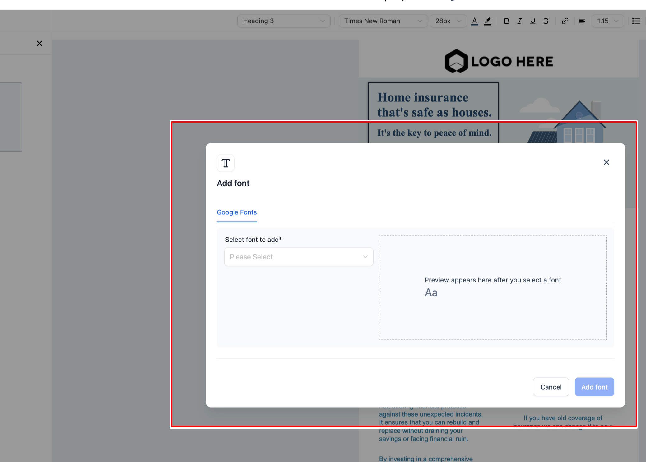 Image without caption