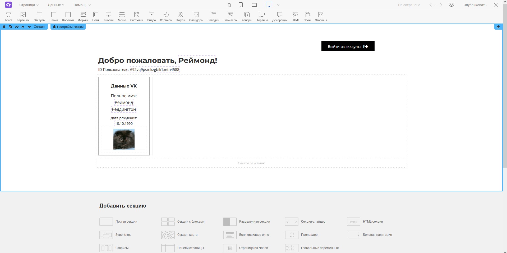 Image without caption