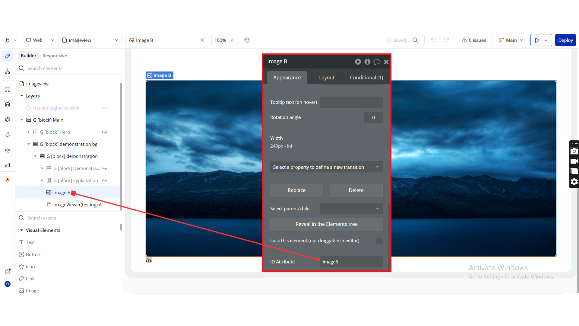Image without caption