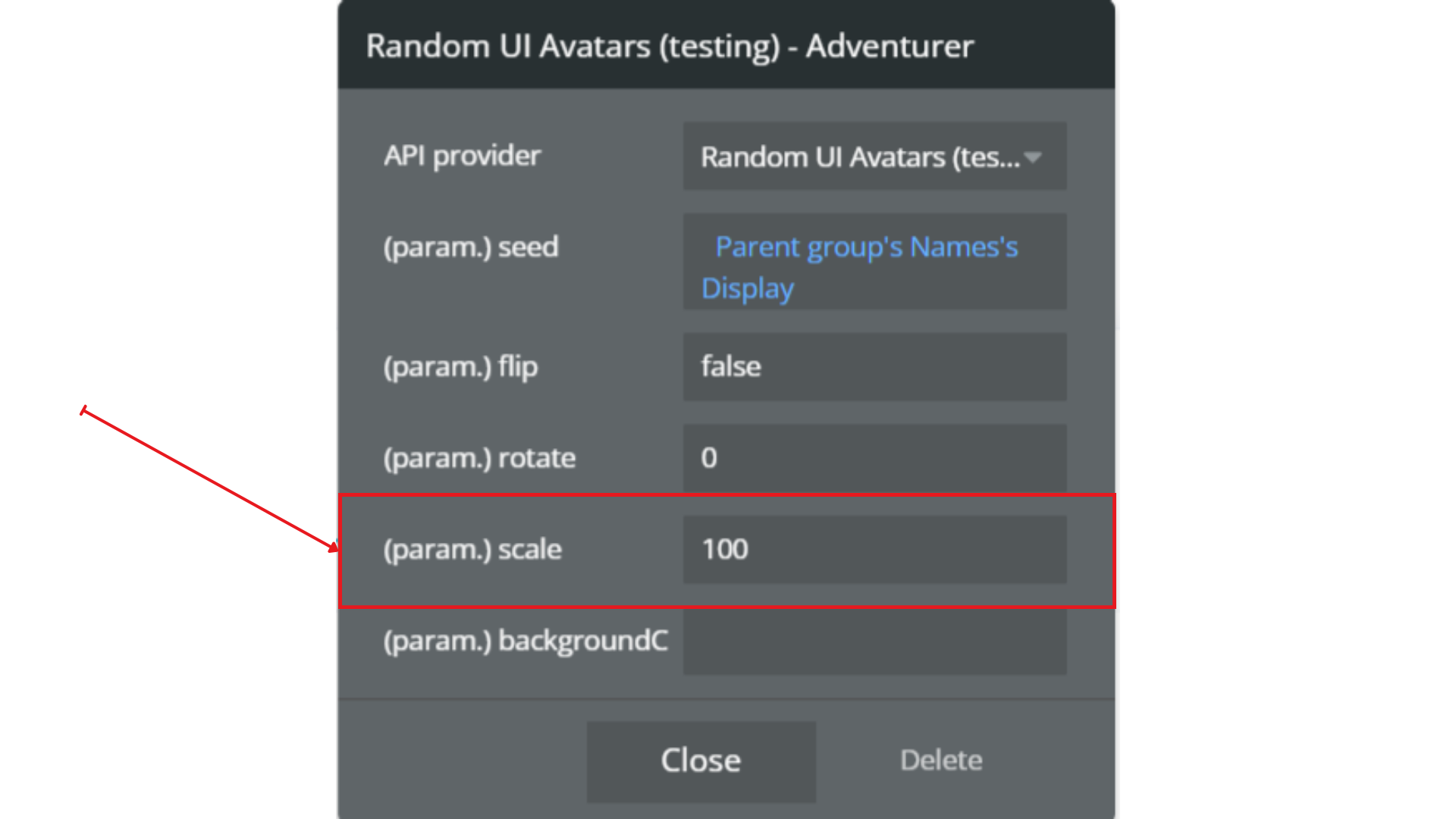 Image without caption