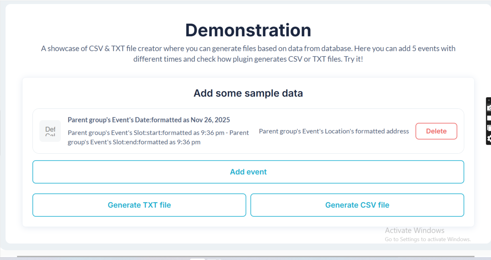 Image without caption