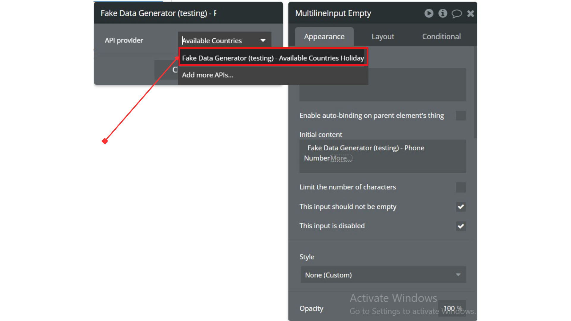 Image without caption