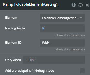 Workflow action → Ramp.