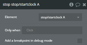 Workflow action → Stop.