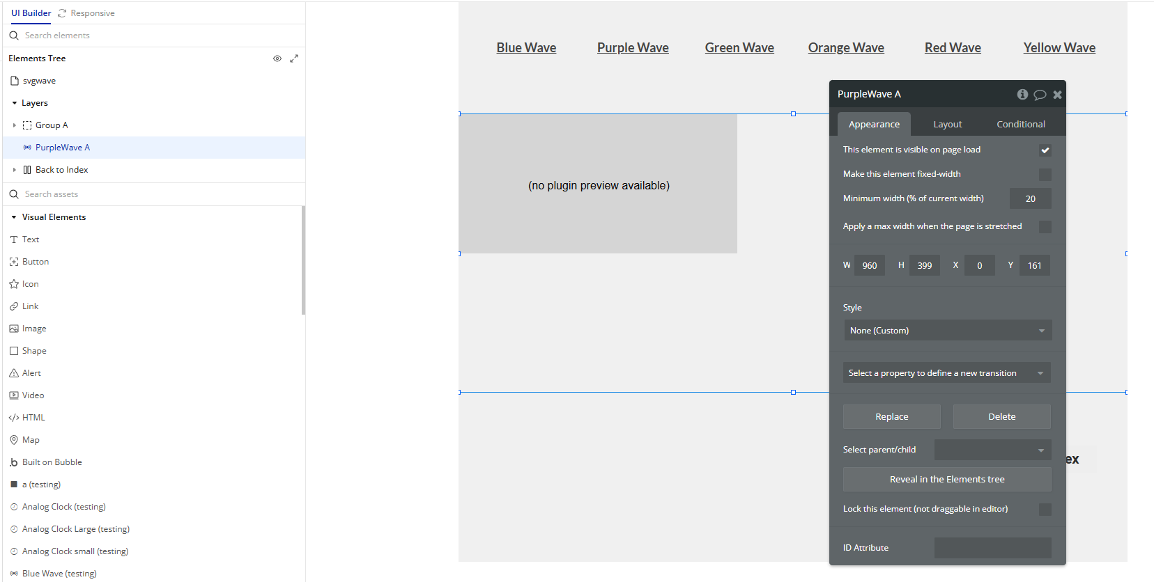 Element → Purple Wave.