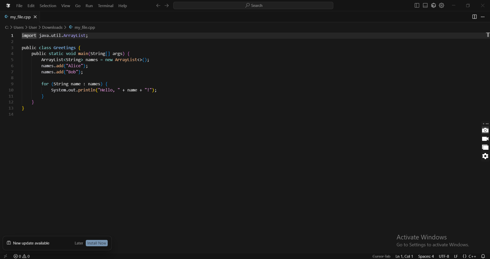 Image without caption