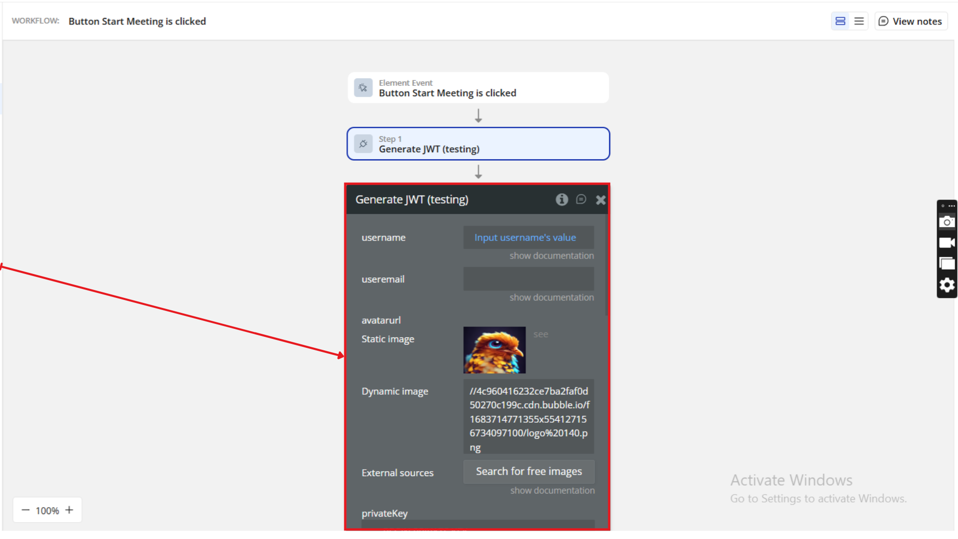 Image without caption