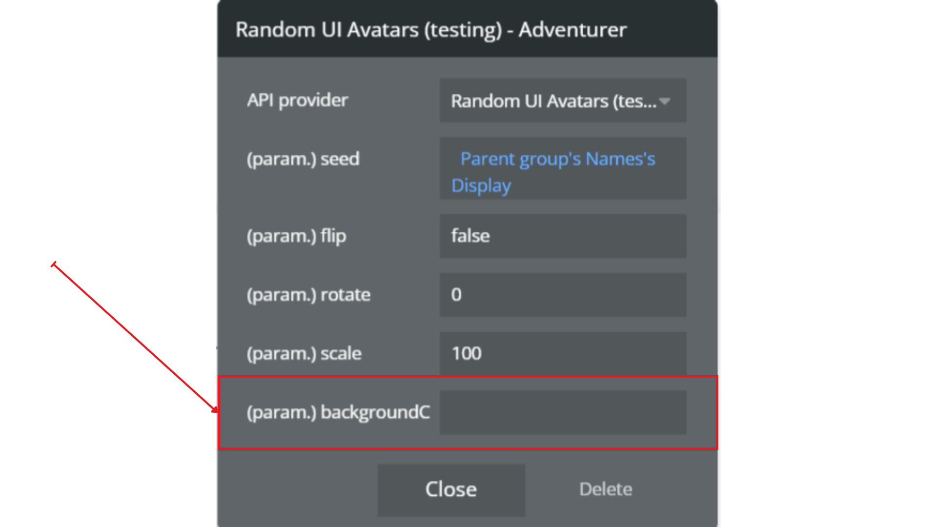 Image without caption