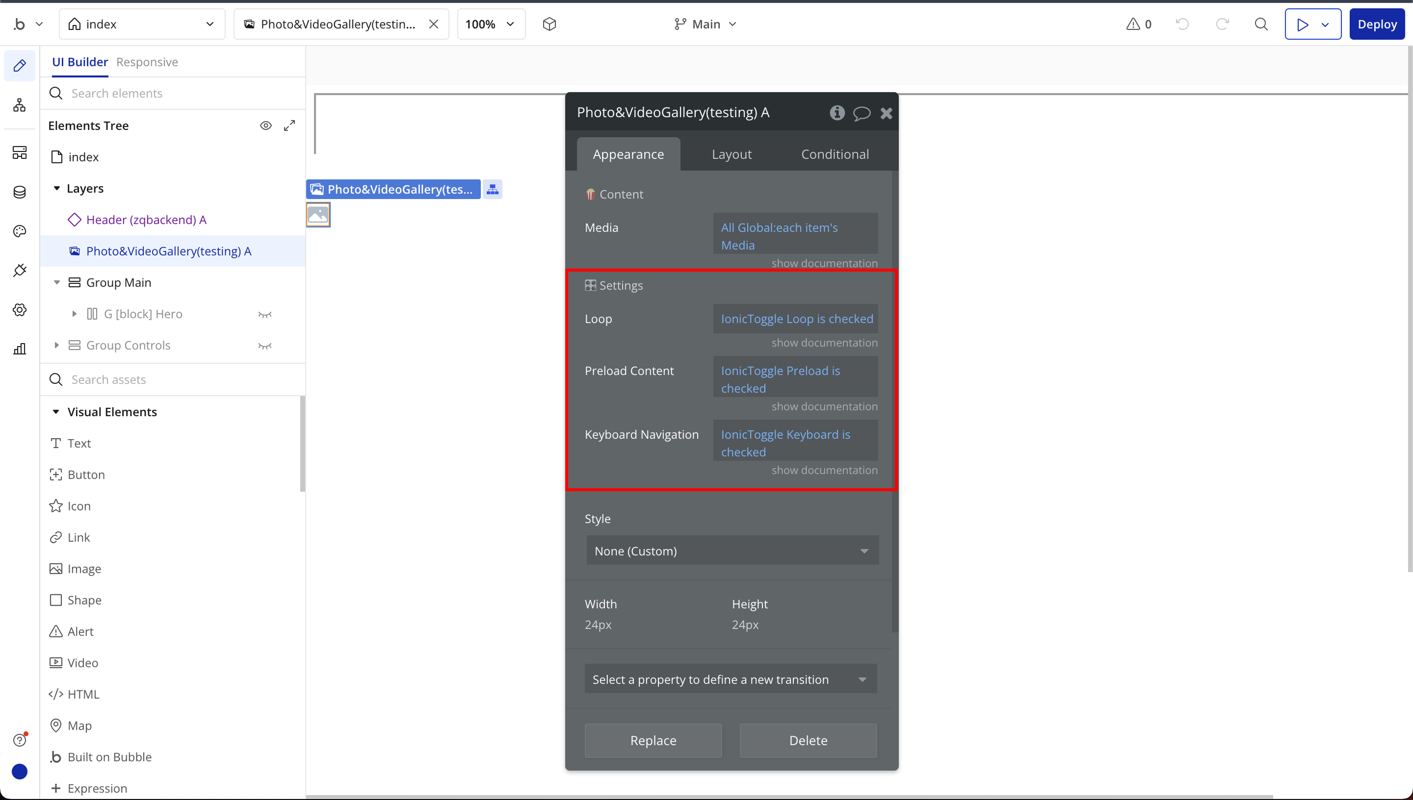 Image without caption