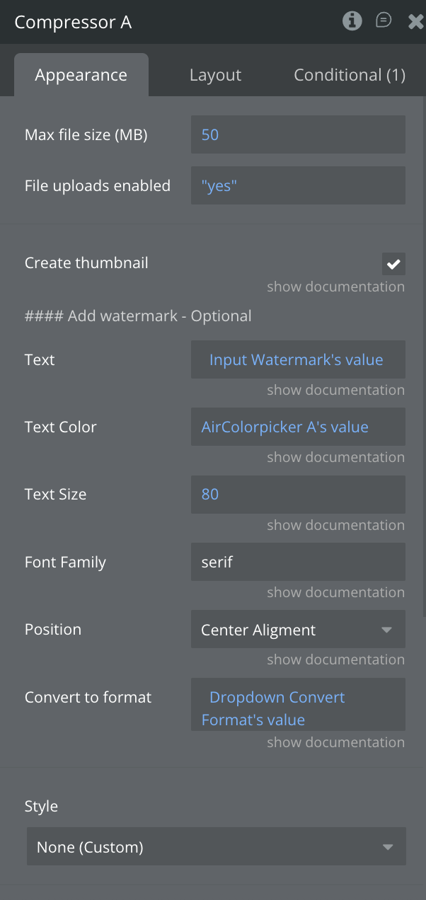 Image without caption